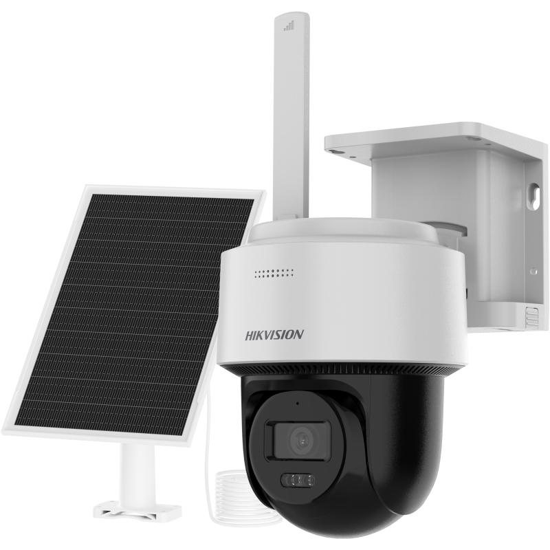 Câmera solar Hikvision DS-2CFSP4/4G com painel solar