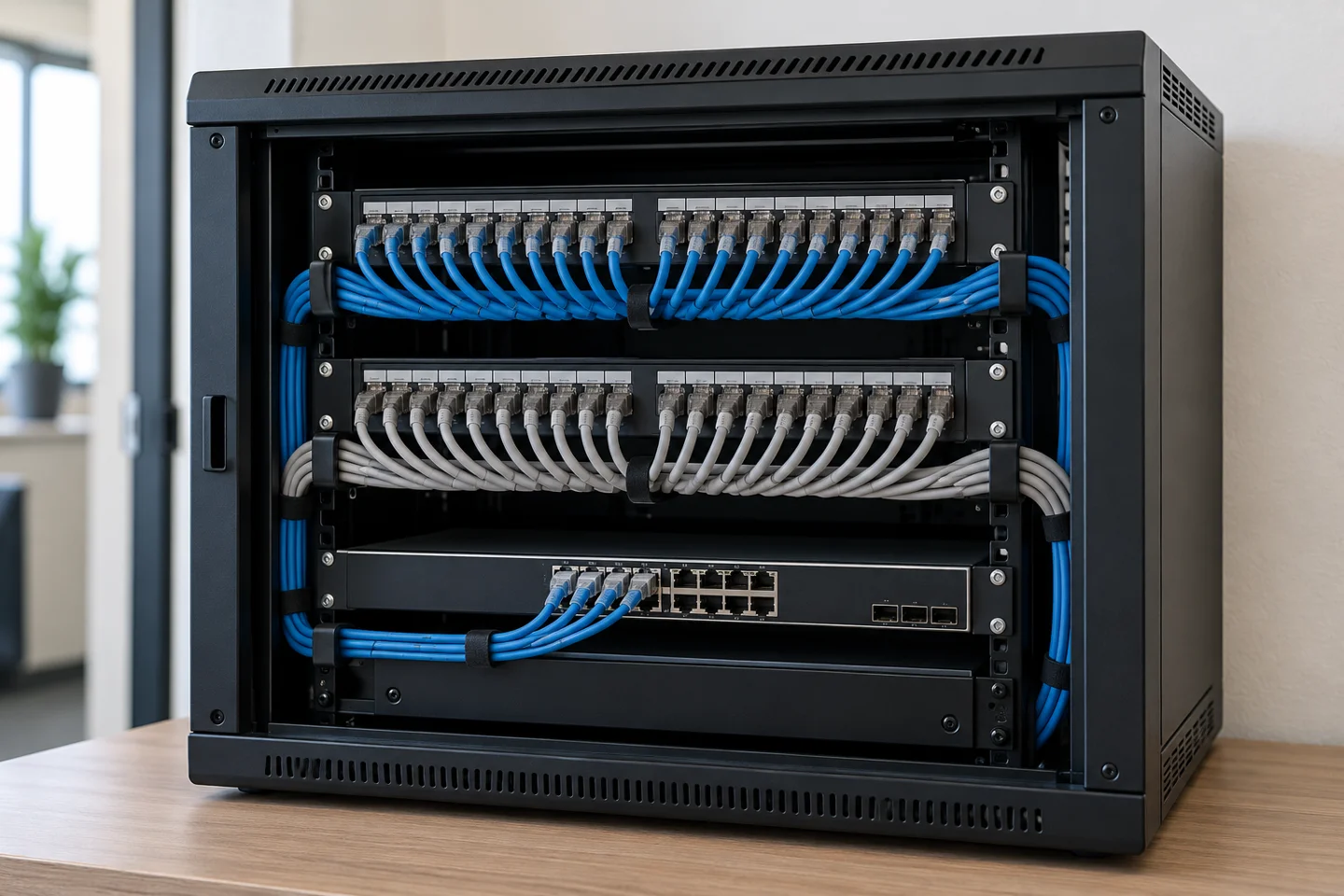 Racks e patch panels — equipamentos e aplicação