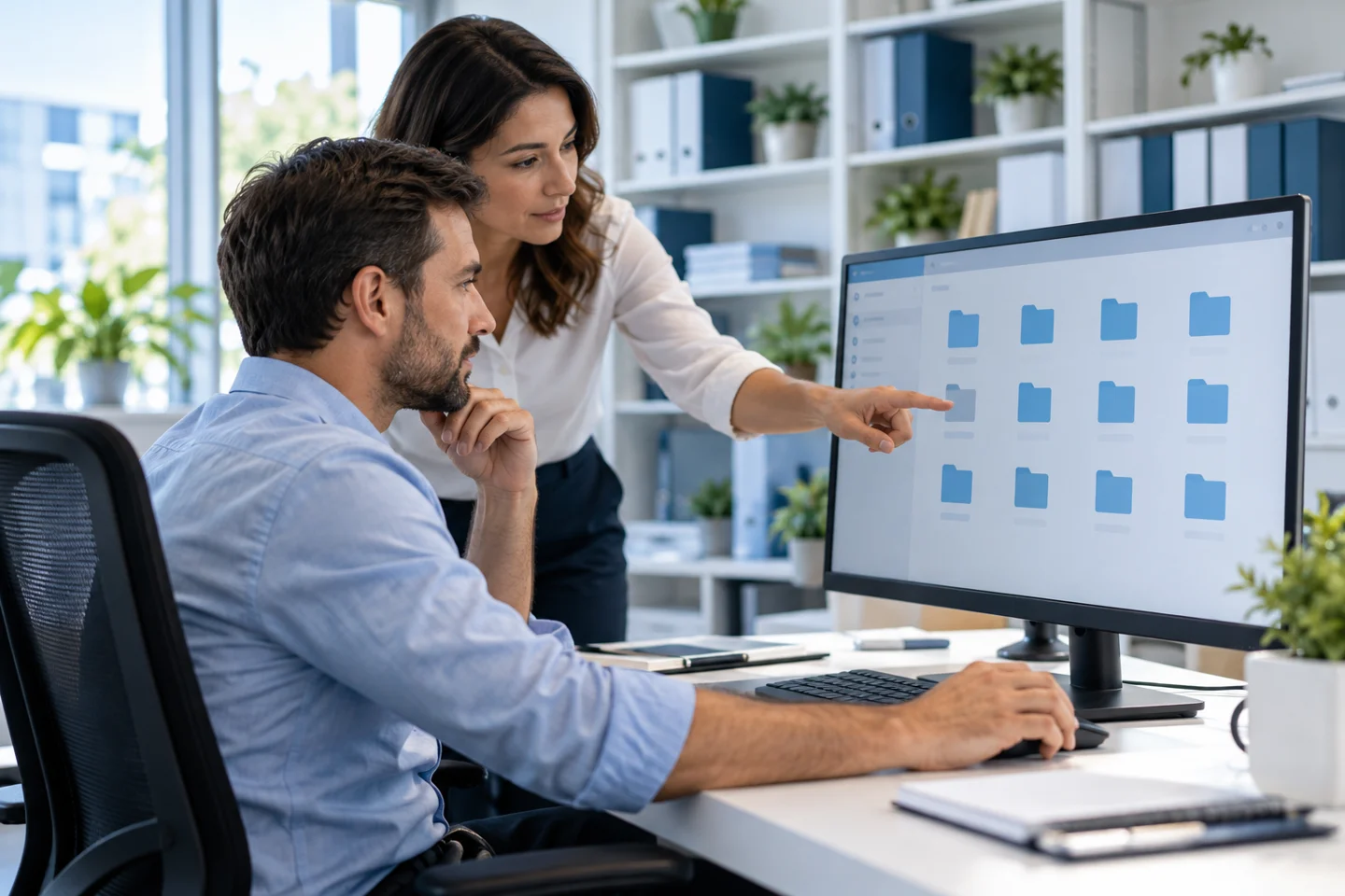 Organização e gestão de dados — equipamentos e aplicação